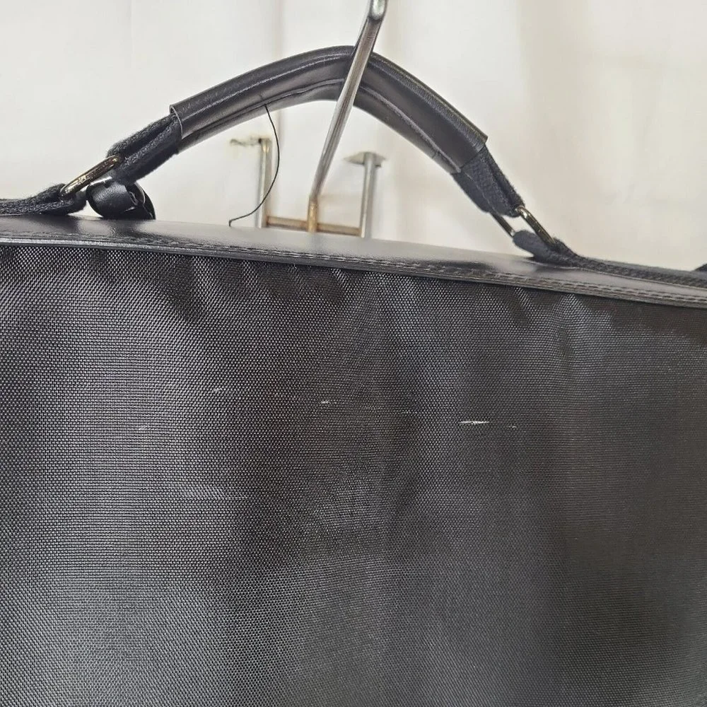Jordache Black Garment Hanging Travel Luggage Bag Suit Dress Carrier EUC